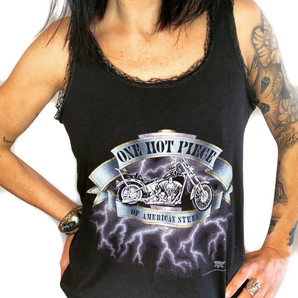 *SOLD 🦊💕* Amazing Vintage Harley Tank